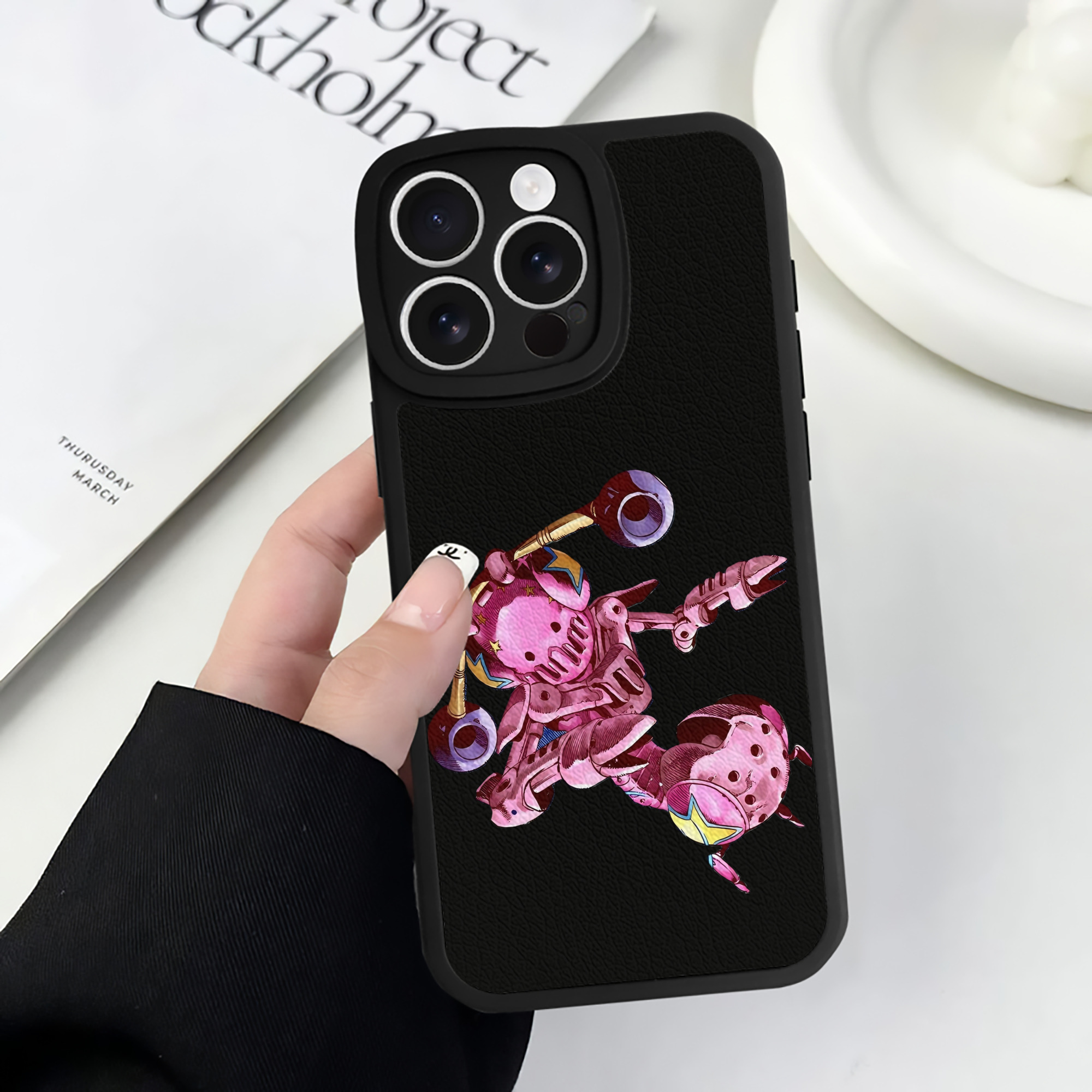 （画像用） ジョジョの奇妙な冒険 ジョナサン?ジョースター JoJo's Bizarre Adventure Jonathan Joestar 【iPhone 16シリーズ対応】シリコンスマホケース（レザー調） 材質：シリコン